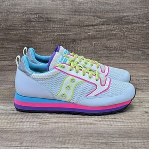 Saucony Jazz Triple Women's Size 10 White Neon Sneakers (S60568-2) NEW